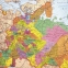 Карта России политико-административная 101х70 см, 1:8,5М, интерактивная, европодвес, BRAUBERG, 112395 - 1
