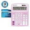 Калькулятор настольный BRAUBERG EXTRA PASTEL-12-PR (206x155 мм), 12 разрядов, двойное питание, СИРЕНЕВЫЙ, 250489 - 1