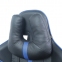 Кресло компьютерное BRABIX "GT Carbon GM-120", две подушки, экокожа, черное/синее, 531930 - 8