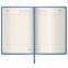 Ежедневник недатированный А5 (148х218 мм) GALANT "Bastian", кожзам, гибкий, 160 л., синий, 126271 - 4