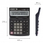 Калькулятор настольный STAFF STF-2512 (170х125 мм), 12 разрядов, двойное питание, 250136 - 6