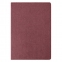 Блокнот А5 (148x213 мм), BRAUBERG "Tweed", 112 л., гибкий, под ткань, линия, бордовый, 110963 - 1