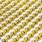 Стразы самоклеящиеся "Круглые", цвет золото, 6 мм, 247 шт., на подложке, ОСТРОВ СОКРОВИЩ, 661570 - 2
