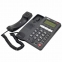 Телефон RITMIX RT-550 black, АОН, спикерфон, память 100 номеров, тональный/импульсный режим, 80001483 - 1