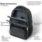 Рюкзак BRAUBERG URBAN универсальный, с отделением для ноутбука, серый/черный, 46х30х18 см, 270751 - 2