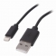 Кабель USB 2.0-Lightning, 1 м, SONNEN, медь, для передачи данных и зарядки iPhone/iPad, 513116 - 1