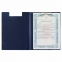 Папка-планшет STAFF, А4 (310х230 мм), с прижимом и крышкой, пластик, синяя, 0,5 мм, 229220 - 6