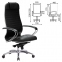 Кресло офисное МЕТТА "SAMURAI" KL-1.04, экокожа, черное - 1