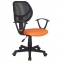 Кресло компактное BRABIX "Flip MG-305", ткань TW, оранжевое/черное, 531920 - 1