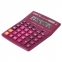 Калькулятор настольный STAFF STF-888-12-WR (200х150 мм) 12 разрядов, двойное питание, БОРДОВЫЙ, 250454 - 1