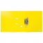Папка-регистратор BRAUBERG "EXTRA", 75 мм, желтая, двустороннее покрытие пластик, металлический уголок, 228574 - 2
