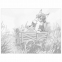 Холст на картоне с контуром BRAUBERG ART CLASSIC "КОТ", 30х40см, грунтованный, хлопок, 191549 - 1
