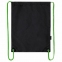 Мешок для обуви BRAUBERG плотный, карман на молнии, подкладка, 43х33 см, "Neon Green", 271625 - 1