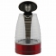 Чайник SCARLETT SC-EK27G62, 1,7 л, 2200 Вт, закрытый нагревательный элемент, стекло, красный - 3