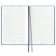Блокнот А5 (148x213 мм), BRAUBERG "Tweed", 112 л., гибкий, под ткань, линия, синий, 110966 - 2