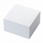 Блок для записей BRAUBERG проклеенный, куб 9х9х5 см, белый, белизна 95-98%, 129195 - 1
