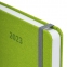 Ежедневник датированный 2023 А5 138x213 мм BRAUBERG "Mosaic", под кожу, зеленый, 114079 - 4