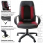 Кресло офисное BRABIX "Strike EX-525", экокожа черная, ткань черная/бордовая, TW, 531379 - 6