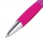 Ручка шариковая автоматическая с грипом BRAUBERG SUPER, СИНЯЯ, корпус розовый, узел 0,7 мм, линия письма 0,35 мм, 143372 - 2