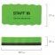 Стиратели магнитные для магнитно-маркерной доски, 57х107 мм, КОМПЛЕКТ 10 ШТ., STAFF "Basic", зеленые, 237510 - 7