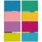 Тетрадь А5 48 л. BRAUBERG, гребень, клетка, глянцевая ламинация, "Color" (микс в спайке), 404342 - 1