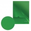 Папка-уголок жесткая, непрозрачная BRAUBERG, зеленая, 0,15 мм, 224881 - 4