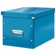 Короб архивный LEITZ "Click & Store" L, 310х320х360 мм, ламинированный картон, разборный, синий, 61080036 - 1