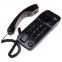 Телефон RITMIX RT-100 black, световая индикация звонка, отключение микрофона, черный, 15116194 - 2