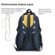 Рюкзак BRAUBERG TITANIUM универсальный, синий, желтые вставки, 45х28х18см, 270768 - 4