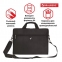 Сумка-портфель BRAUBERG с отделением для ноутбука 15,6", "Tempo", карман, черная, 40х30х4 см, 240453 - 3
