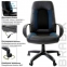 Кресло офисное BRABIX "Strike EX-525", экокожа черная/синяя, ткань серая, TW, 531378 - 7
