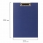 Доска-планшет STAFF "EVERYDAY" с прижимом А4 (225х316 мм), картон/бумвинил РОССИЯ, синяя, 229052 - 5