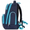 Рюкзак BRAUBERG CLASSIC, легкий каркас, премиум материал, Speed, синий, 37х32х21 см, 270088 - 9