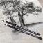 Карандаш (1 штука) угольный BRAUBERG ART CLASSIC, ТВЕРДЫЙ, круглый, корпус черный, заточенный, 181292 - 3