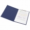 Папка-планшет STAFF "EVERYDAY", А4 (230х314 мм), с прижимом и крышкой, картон/бумвинил, РОССИЯ, синяя, 229054 - 5