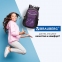 Рюкзак BRAUBERG HIGH SCHOOL универсальный, 3 отделения, "Мамба", черный/фиолетовый, 46х31х18 см, 225525 - 10