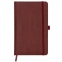 Ежедневник недатированный А5 (138x213 мм) BRAUBERG "Wood", кожзам, резинка, 136 л., бордовый, 111675 - 3