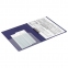 Папка с боковым металлическим прижимом и внутренним карманом BRAUBERG "Диагональ", темно-синяя, до 100 листов, 0,6 мм, 221357 - 7