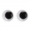 Глазки для творчества самоклеящиеся, вращающиеся, черно-белые, 7 мм, 30 шт., ОСТРОВ СОКРОВИЩ, 661308 - 2
