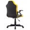 Кресло компьютерное BRABIX "Shark GM-203", экокожа, черное/желтое, 532514 - 2