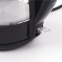 Чайник SONNEN KT-200BK, 1,7 л, 2200 Вт, закрытый нагревательный элемент, стекло, подсветка, черный, 451709 - 10