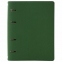 Тетрадь на кольцах А5 (180х220 мм), 120 листов, под кожу, клетка, BRAUBERG "Joy", зелёный/светло-зелёный, 129991 - 6