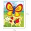 Набор для творчества "Аппликация из фольги", "Бабочка", самоклеящаяся основа 20х15 см, ЮНЛАНДИЯ, 662381 - 4