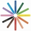Мелки пластиковые утолщенные BIC "Plastidecor", 12 цветов, трехгранные, картонная упаковка, подвес, 829773 - 3
