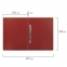 Папка с металлическим скоросшивателем STAFF, красная, до 100 листов, 0,5 мм, 229226 - 8