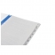 Разделитель пластиковый ОФИСМАГ, А4, 12 листов, цифровой 1-12, оглавление, серый, РОССИЯ, 225603 - 5