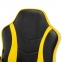 Кресло компьютерное BRABIX "Shark GM-203", экокожа, черное/желтое, 532514 - 8