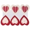 Прищепки декоративные "Сердце с узором", 6 штук, 3,5 см, ассорти, ОСТРОВ СОКРОВИЩ, 661292 - 1
