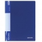 Папка 80 вкладышей BRAUBERG стандарт, синяя, 0,9 мм, 221607 - 1