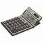 Калькулятор настольный металлический STAFF STF-7712-GOLD (179х107 мм), 12 разрядов, двойное питание, блистер, 250306 - 6